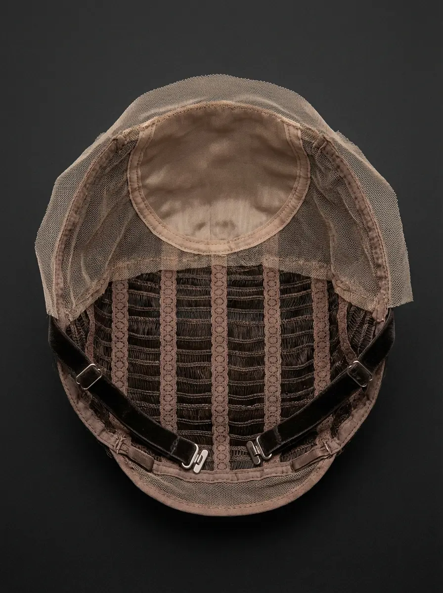 Lace Top Sheitel cap architecture interior construction diagram