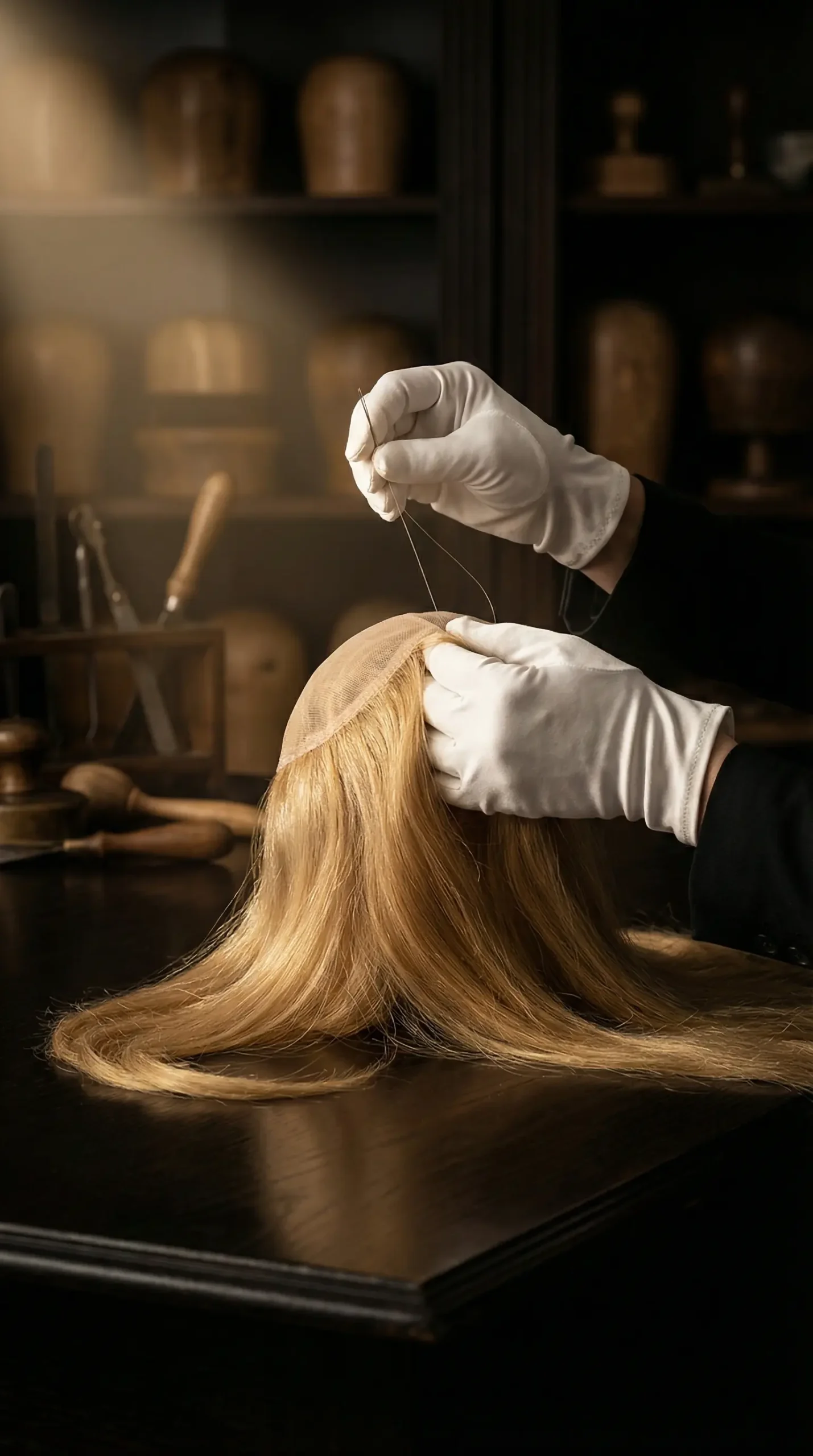 Premium Jewish Wigs Artisanal Process - Hand-tied Kosher Sheitels Manufacturing Partnership
