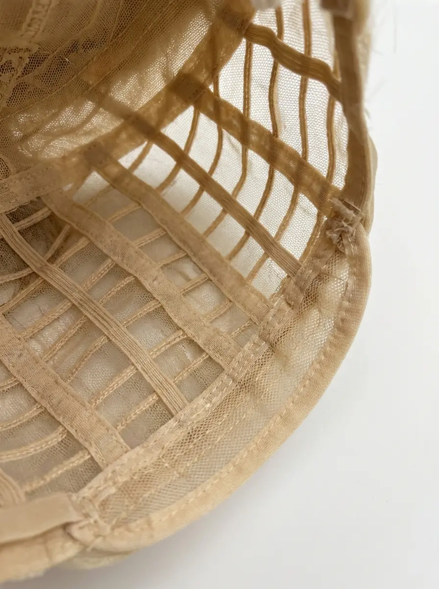 Breathable Open Weft Jewish Wig Cap Structure – Band Fall Interior