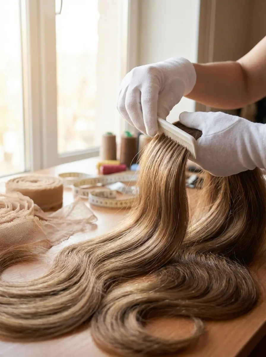 Hand-Sorted 100% Virgin European Hair Craftsmanship for Jewish Wigs