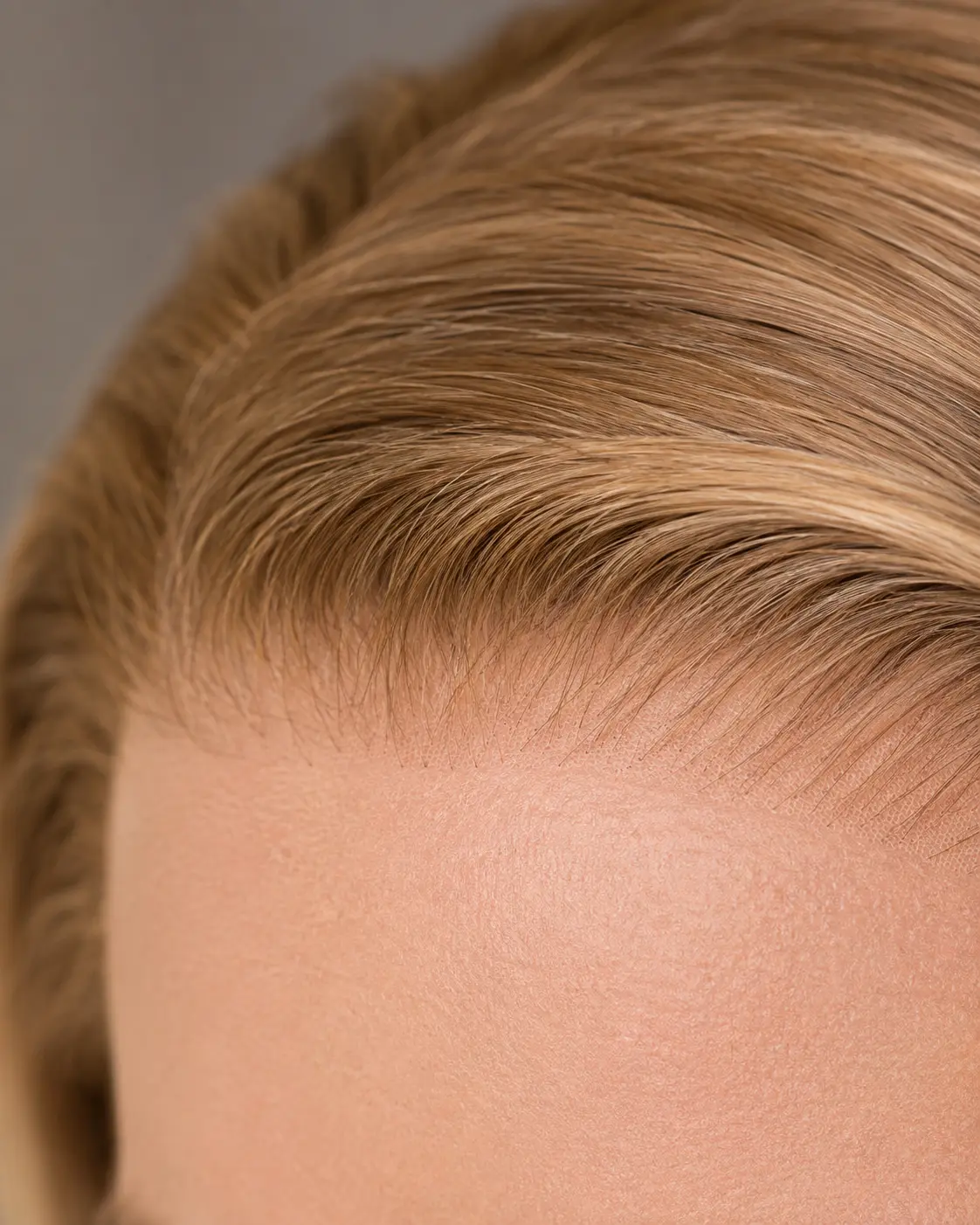 LEV bespoke lace front cap construction showing precise measurements and custom base fitting