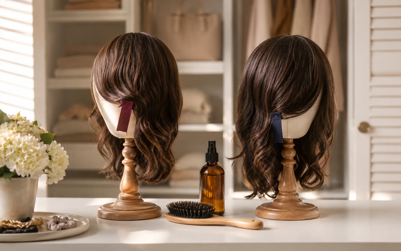 Sheitel rotation strategy comparison showing cost per wear: single sheitel vs rotation with 2 mid-range sheitels over 3 years