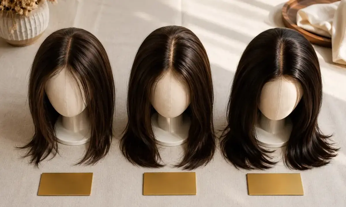Wholesale kosher wig supplier evaluation showing factory inspection and sourcing documentation for Jewish wig retail buyers